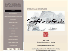 Tablet Screenshot of caseyshannon.com